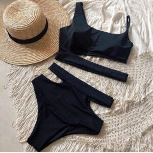 Bikini Negro talle alto